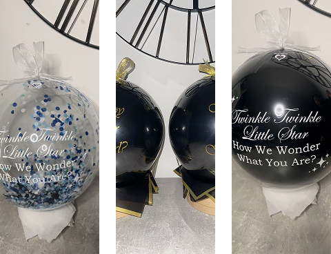 No Mess Gender Reveal Balloons
